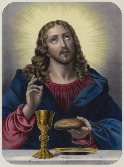 Jesus Christ, and the Blessed Sacrament by French School